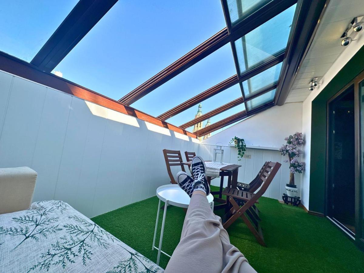 Dos Torres Atico - Solarium Privado En Calle Alfonso I Zaragoza Exterior photo